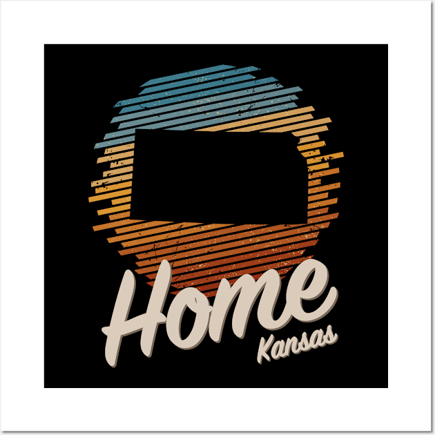 Vintage Kansas Home Wall Art by Ostakos